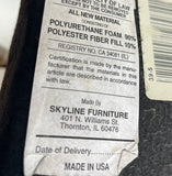 Skyline Furniture Ottomans with Microfiber Material