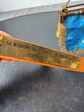 Gendarme de la Garde Ordinaire Van Gerdinge Sitzendorf Porcelain French Soldier with Wooden Base & Box