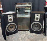 Technics Vintage Complete Stereo System with Audio Cart