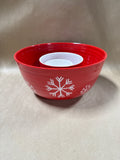 3 Piece Snowflake Bowls