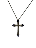 Sterling Cross Pendant & Necklace