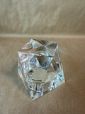 Crystal Oleg Cassini Candle Votive With Box (C)