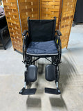 MedLine Wheel Chair, with Padded Seat Cushion