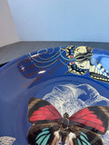 At Home Butterflies Melamine Serving Bowl