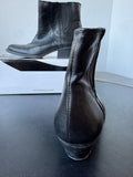 Black Nine West Vasloane Leather Ankle Boots in Box WOMEN’S SIZE 8.5