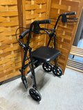 Medline Industries Rollator Walker with Seat/Storage Bag