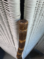 (A) Notched Wooden Walking Stick