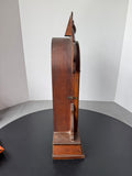 Wm. L. Gilbert Clock Co. Calla Vintage Wooden Mantel Clock with Key