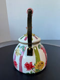 MacKenzie Childs Garden Gala Floral Tea Kettle