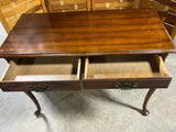 Queen Anne Style Writing Desk with Two Drawers