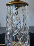 Waterford Crystal & Brass Table Lamp (WORKS)