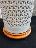 Blanc de Chine Vintage Cherry Blossom Lamp (WORKS)