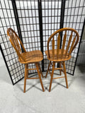 Pair of 30" Swivel Bar Stools