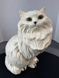 White Persian Vintage Cat Bank AS IS (READ DESCRIPTION CAREFULLY)