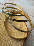 Lot of 5 Cloisonné Bangle Bracelets
