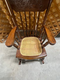 Child's/Doll Cane Rocking Chair