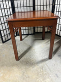 Unbranded End Table with Carved Accents