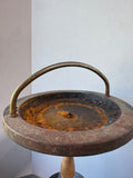 Cast Iron Pot Belly Stove Vintage Smoking Stand