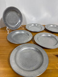 Wilton Pewter Columbia PA Desert Plates - Set Of 8 (B)