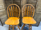 Pair of Swivel Bar Stools