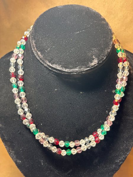 Mult-Color Beaded Choker