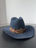 Resistol XXX Beaver Self Conforming Vintage Cowboy Hat with Feather Band SIZE 6 3/4