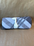 Plaid Fleece Throw - Appears Unused // 2 Available // PRICED INDIVIDUALLY