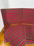 Pottery Barn Holiday Plaid Cork Back Placemats - Set Of 8 - 2 Sets Available // PRICED INDIVIDUALLY