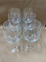 Set Of 6 Bormioli Rocco Wine Glasses