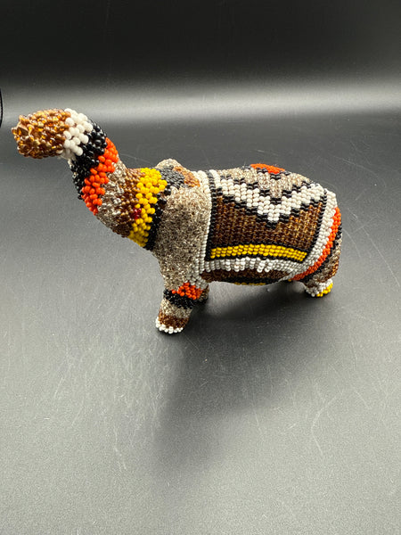 Wooden Beaded Elephant