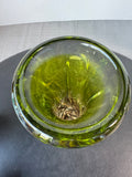 Joska Waldglashütte Style Green Ombré Art Glass Vase