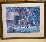 Unpretentious Garden Print by Gari Melchers