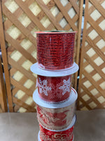 F- Red Tone Ribbon Lot, 5 rolls