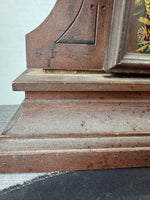 Wooden Vintage Gingerbread Mantel Clock with Key