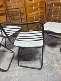 Lot of 4 Cosco Vintage Metal Folding Chairs (2 SETS AVAILABLE—PRICED INDIVIDUALLY AT $25 EACH SET)