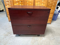 OSP Furniture Two Drawer File Cabinet, particle board ***HEAVY ITEM***