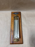 Brass And Wood Thermometer