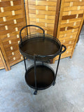 Ashley Furniture 2 Tier Round Cart on Casters