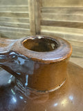 Two Toned Stoneware Whiskey Jug