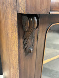 Antique Cabinet with Glass Front Doors, with Key