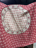 Multi Color Floral Quilt Style Williams Sonoma Round Table Cloth