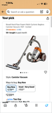 Bissell 1547 Hard Floor Expert Canister Bagless Vacuum with Extra Brush Head & Filters (WORKS)