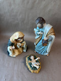 3 Piece Ceramic Nativity Set