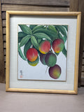 Watercolor of Ripe Mangoes by Noriko Crum; Signed