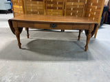 Ethan Allen Drop Side Coffee Table with Drawer