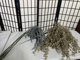 Glittering Gold & Silver Tone Faux Florals, 15 pc