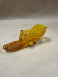 Amber Glass Shoe
