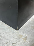 Black Lacquered Unique Shape Side Table