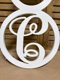 Bunny Wall/Door Decor with Letter ”C”