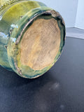 Italian Majolica Carved Vintage Pottery Jug and Vase AS IS (READ DESCRIPTION CAREFULLY)